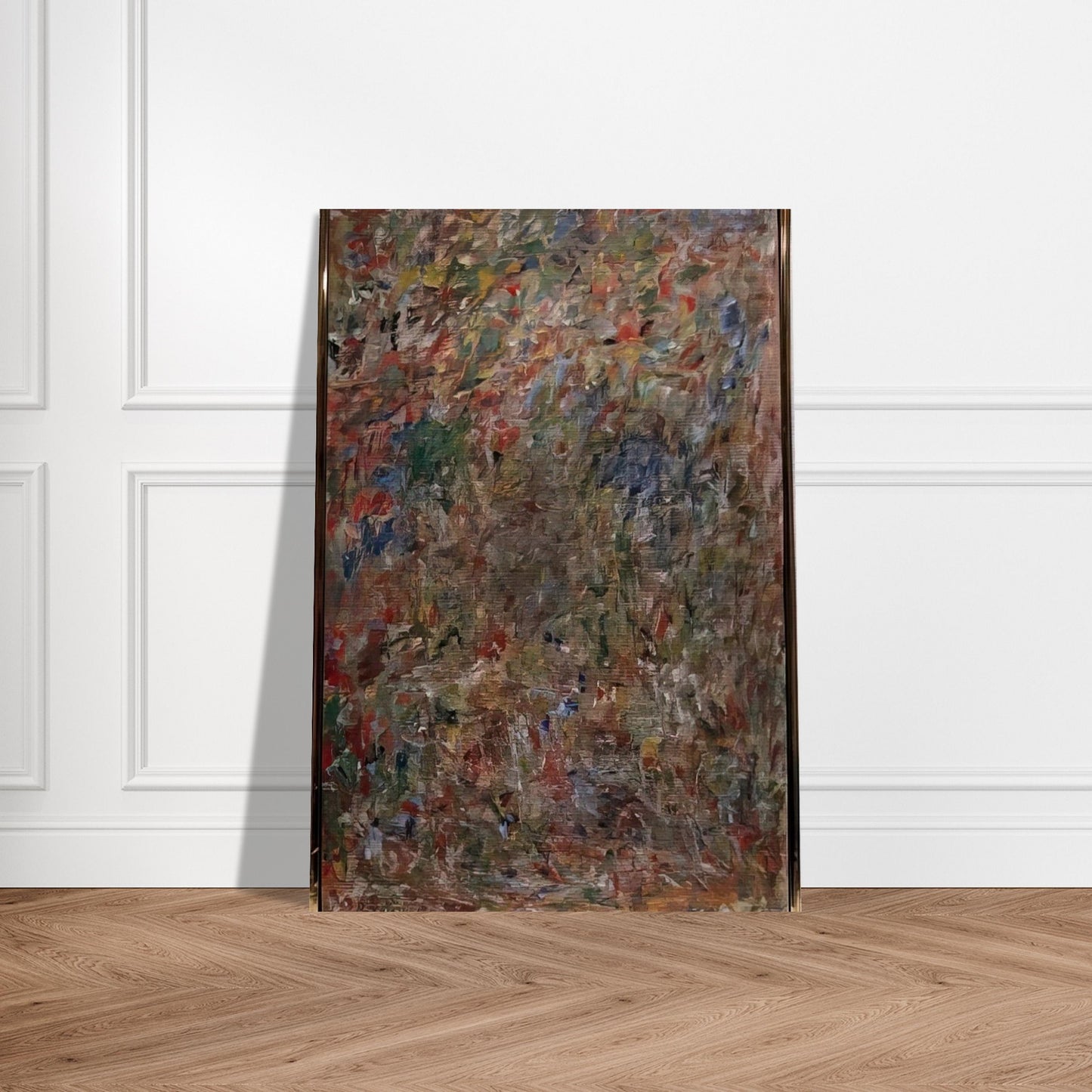 ABSTRACTION 1963 - Milton Resnick Brushed Aluminum Print - 70x100 cm / 28x40 inches | Milton Resnick Aluminum Print | Milton Resnick Prints