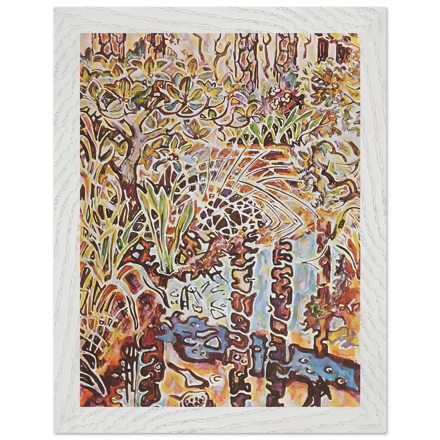 Walter Inglis Anderson - Walter Anderson Wall art - 60x80 cm / 24x32 inches - Premium Wooden Framed Poster With Fine Art Paper-canvas - Wood frame