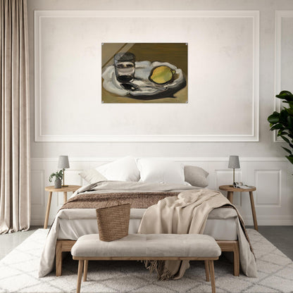 STILL LIFE WITH LEMON 1917 - Henri Matisse Acrylic Print - 70x100 cm / 28x40″ inches