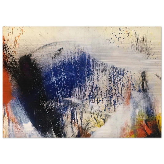 Untitled - 1960 - Norman Bluhm Brushed Aluminum Print - 70x100 cm / 28x40 inches | Norman Bluhm Aluminum Print | Norman Bluhm Prints