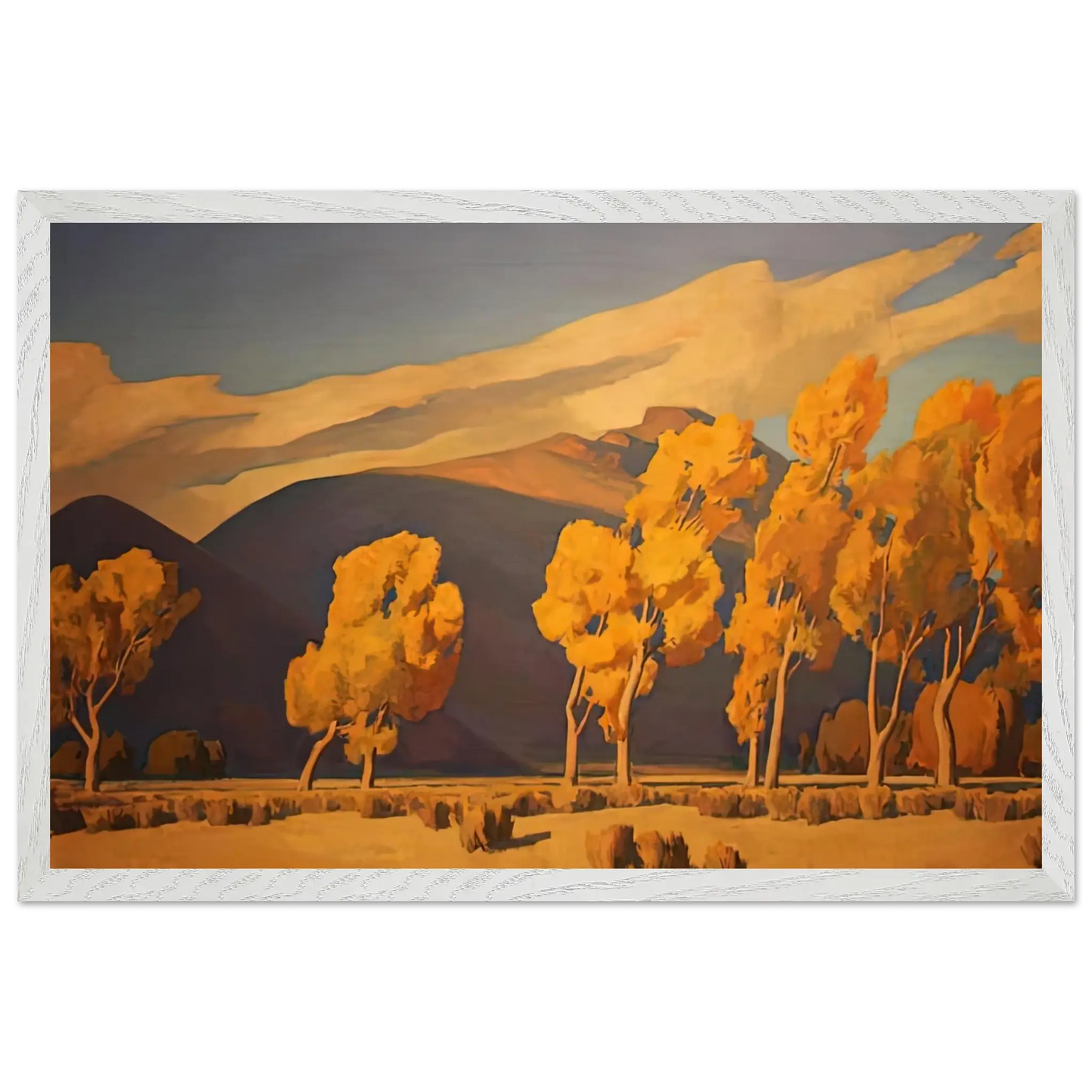 Maynard Dixon - NOVEMBER IN NEVADA 1935 Wall art - 30x45 cm / 12x18 Inches - Fine Art Poster - -