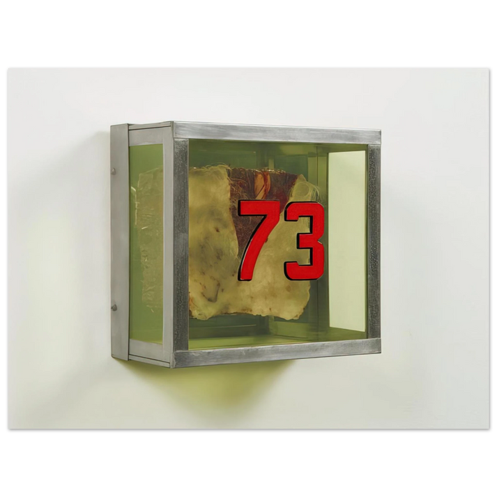 Paul Thek - Untitled #73 from the series Technological Reliquaries - 1964  75x100 cm / 30x40inches Fine Art Poster
