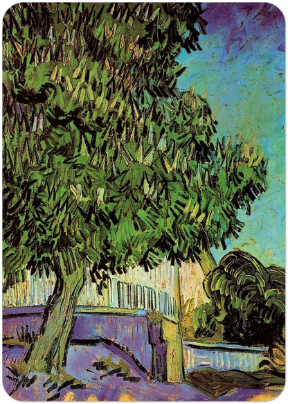 Chestnut Tree in Blossom By Vincent van Gogh Pack of 10 Post Cards | Vincent van Gogh Post Cards | A6 (10.5 x 14.8 cm) - 4.1 x 5.8 inches