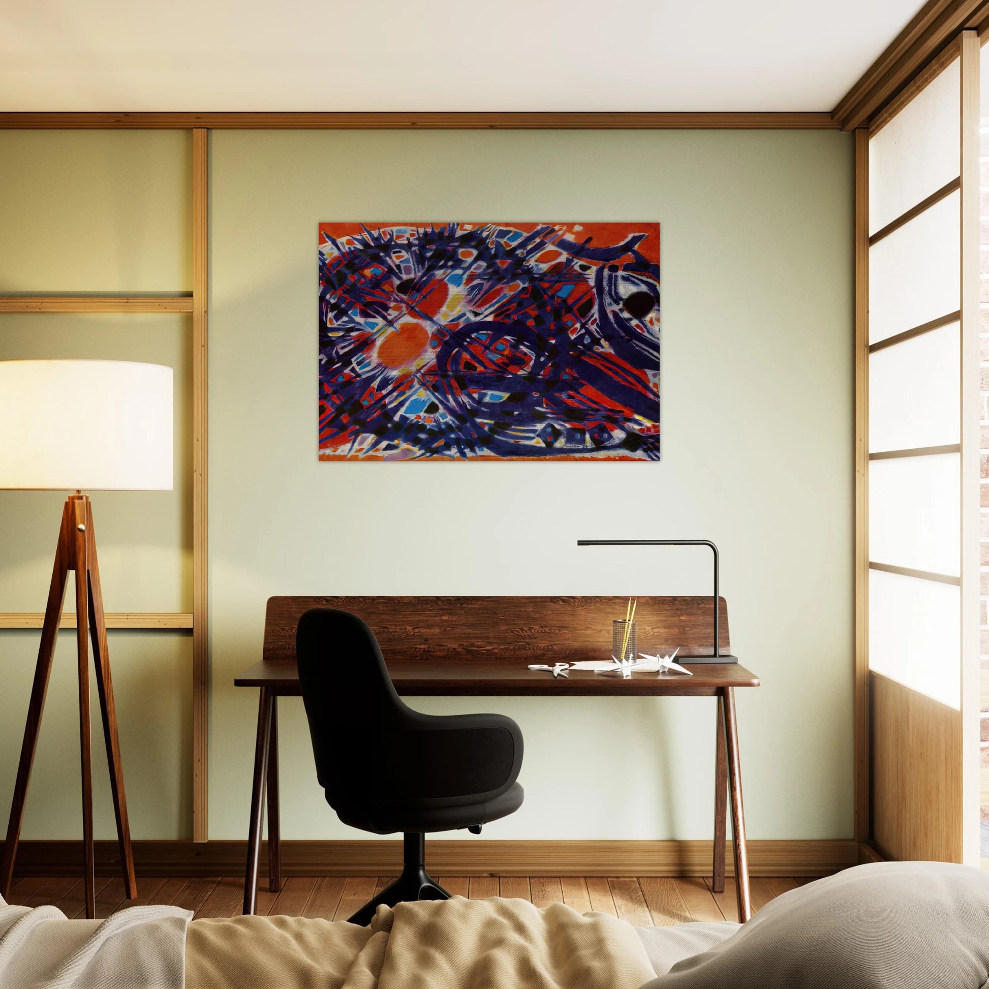 Couronne d'épines - 1954 - Alfred Manessier Brushed Aluminum Print - 70x100 cm / 28x40 inches | Alfred Manessier Aluminum Print | Alfred Manessier Prints