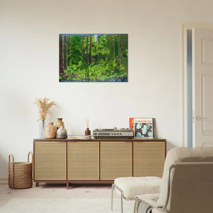 Forest - Arkhyp Kuindzhi Brushed Aluminum Print - 70x100 cm / 28x40 inches | Arkhyp Kuindzhi Aluminum Print | Arkhyp Kuindzhi Prints