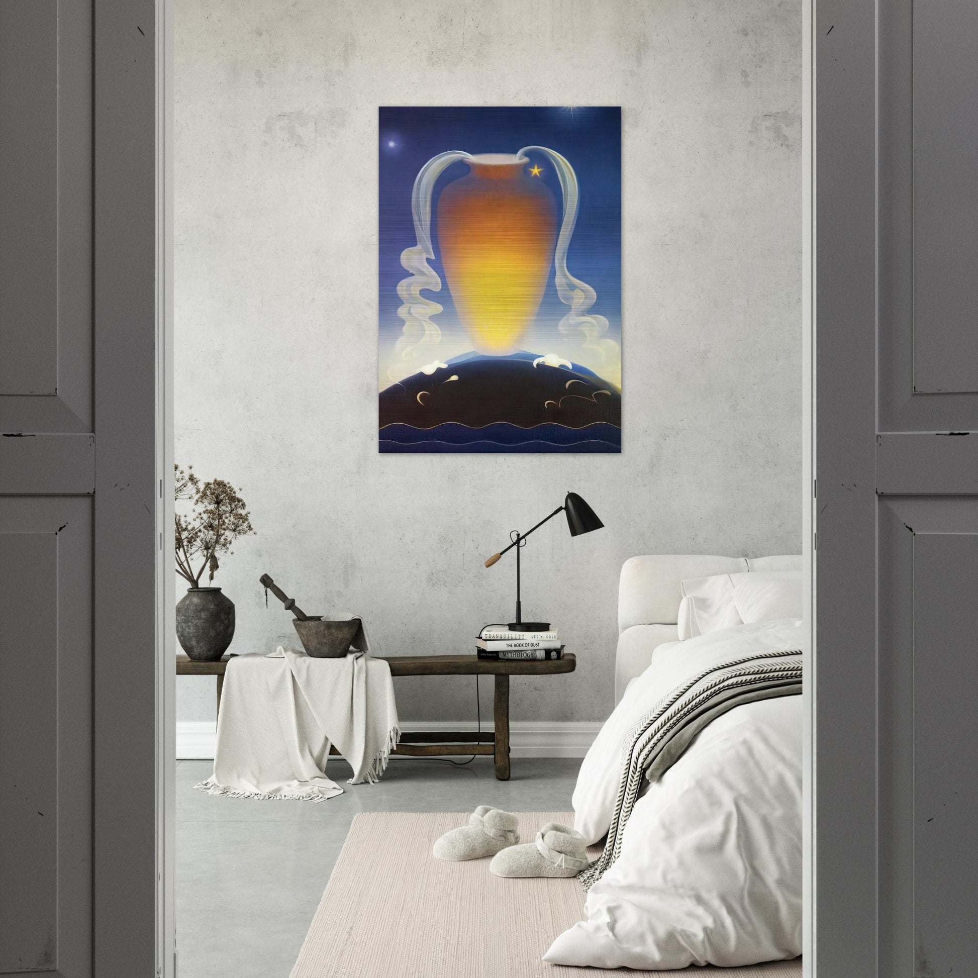 Even Song - 1930 - Agnes Lawrence Pelton Brushed Aluminum Print - 70x100 cm / 28x40 inches | Agnes Lawrence Pelton Aluminum Print | Agnes Lawrence Pelton Prints