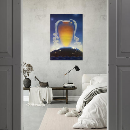 Even Song - 1930 - Agnes Lawrence Pelton Brushed Aluminum Print - 70x100 cm / 28x40 inches | Agnes Lawrence Pelton Aluminum Print | Agnes Lawrence Pelton Prints