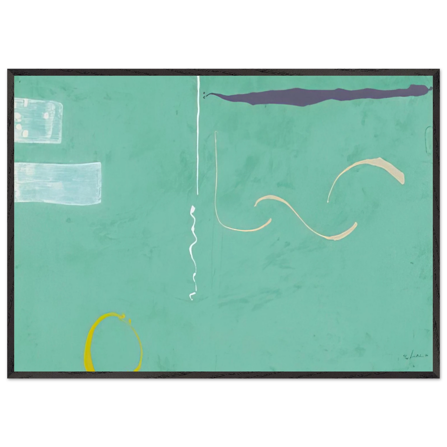 Helen Frankenthaler - Tahiti - 1989 Wall art - 45x60 cm / 18x24 inches - Fine Art Poster-canvas - -