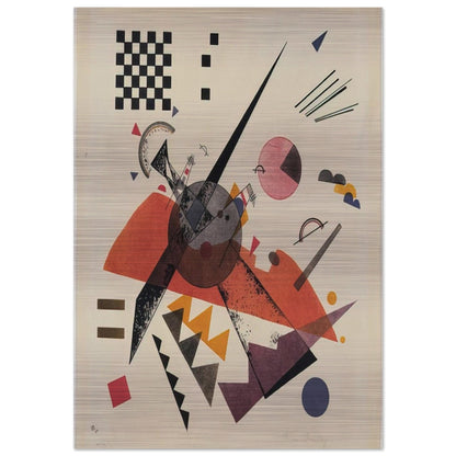 ORANGE 1923 - Wassily Kandinsky Brushed Aluminum Print - 70x100 cm / 28x40 inches | Wassily Kandinsky Aluminum Print | Wassily Kandinsky Prints