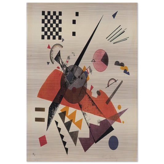 ORANGE 1923 - Wassily Kandinsky Brushed Aluminum Print - 70x100 cm / 28x40 inches | Wassily Kandinsky Aluminum Print | Wassily Kandinsky Prints