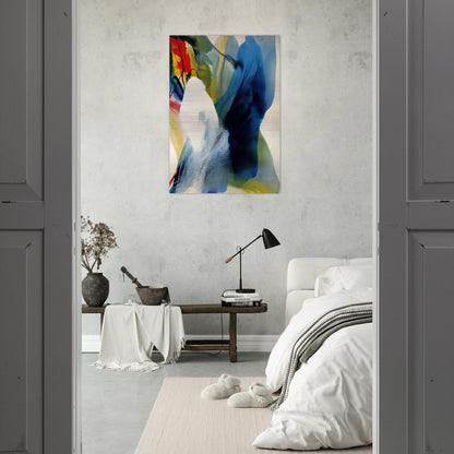 Phenomena Graced by Three - Paul Jenkins Brushed Aluminum Print - 70x100 cm / 28x40 inches | Paul Jenkins Aluminum Print | Paul Jenkins Prints