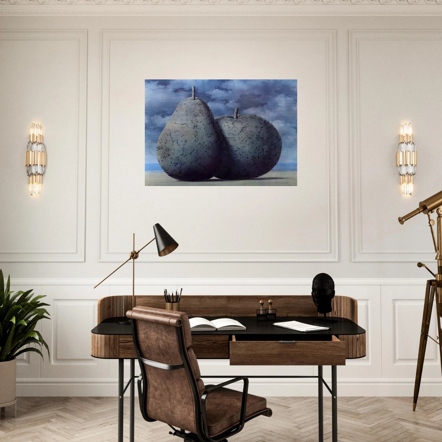 MEMORY OF A VOYAGE 1952 - Rene Magritte Brushed Aluminum Print - 70x100 cm / 28x40 inches | Rene Magritte Aluminum Print | Rene Magritte Prints