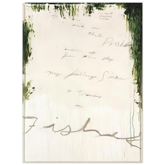 Cy Twombly - Untitled Part I  75x100 cm / 30x40inches Fine Art Poster
