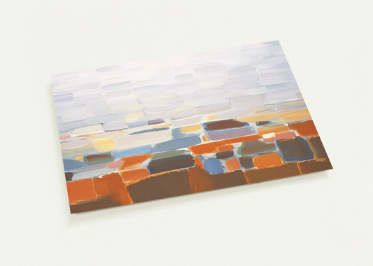 Ciel - Art Informel By Nicolas de Stael Pack of 10 Post Cards | Nicolas de Stael Post Cards | A6 (10.5 x 14.8 cm) - 4.1 x 5.8 inches