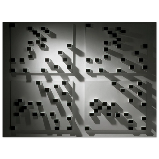 Lygia Pape - Livro dos Caminhos Book of Paths - 1976  75x100 cm / 30x40inches Fine Art Poster