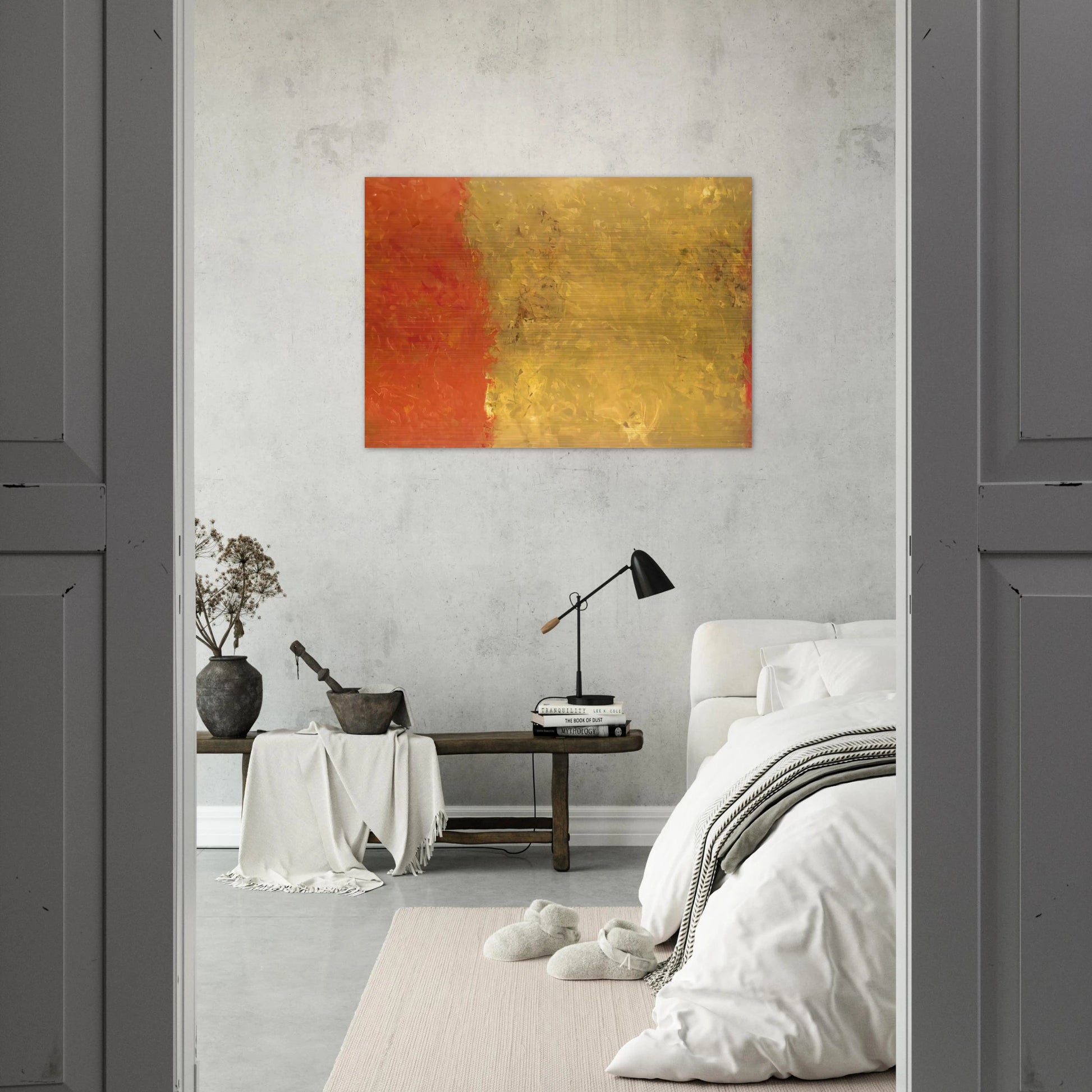 Aristo I - 1959 - Theodoros Stamos Brushed Aluminum Print - 70x100 cm / 28x40 inches | Theodoros Stamos Aluminum Print | Theodoros Stamos Prints