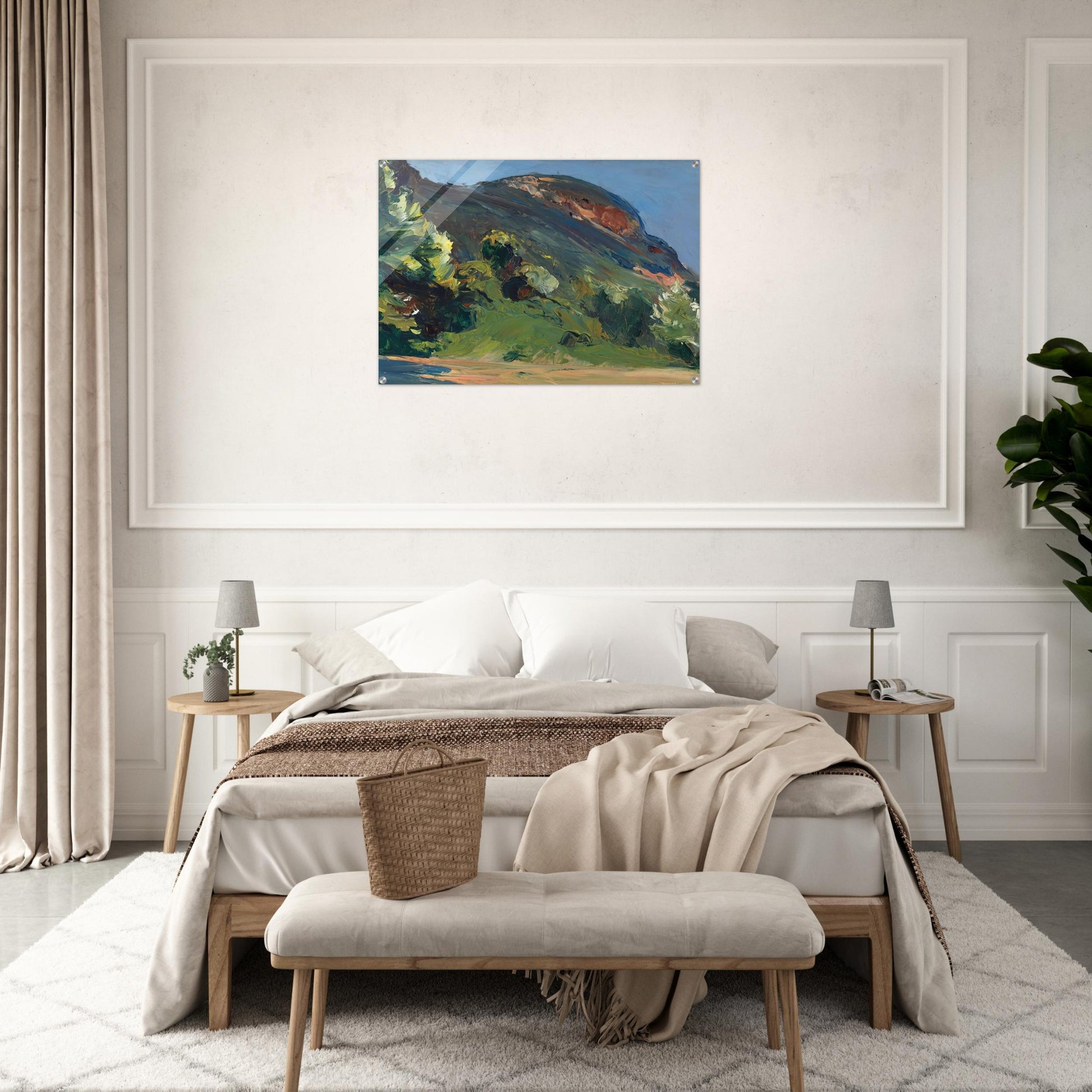 Bluff - Edward Hopper Acrylic Print - 70x100 cm / 28x40″ inches | Edward Hopper Wall Art | Edward Hopper Prints