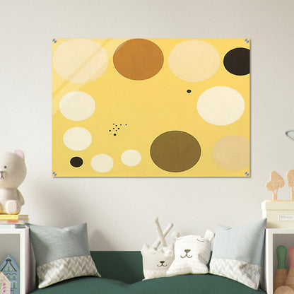 Carta celeste en amarillo n° 1 - 1953 1 - Lolo Soldevilla Acrylic Print - 70x100 cm / 28x40″ inches