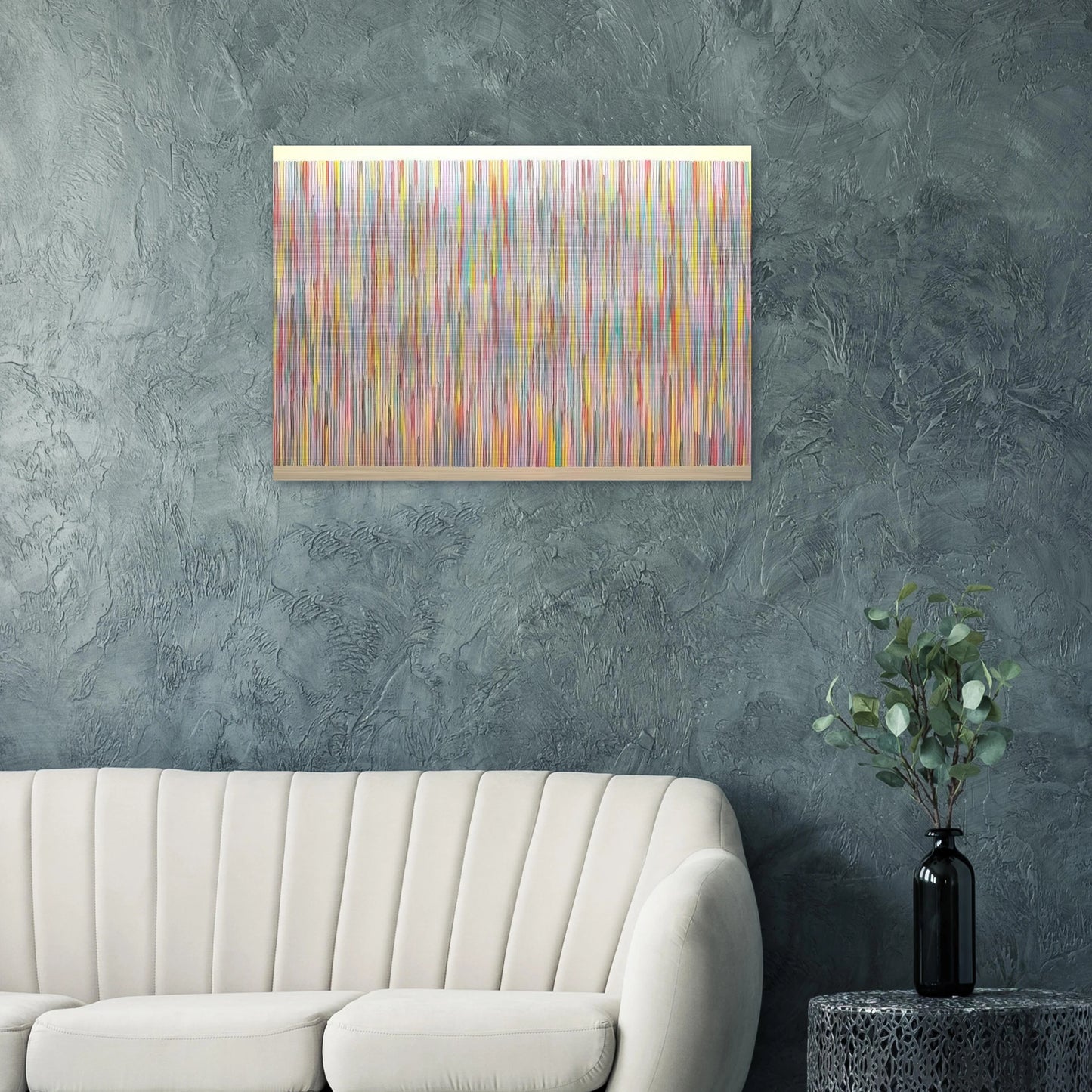 Fox Gate - 1982 - Gene Davis Brushed Aluminum Print - 70x100 cm / 28x40 inches | Gene Davis Aluminum Print | Gene Davis Prints