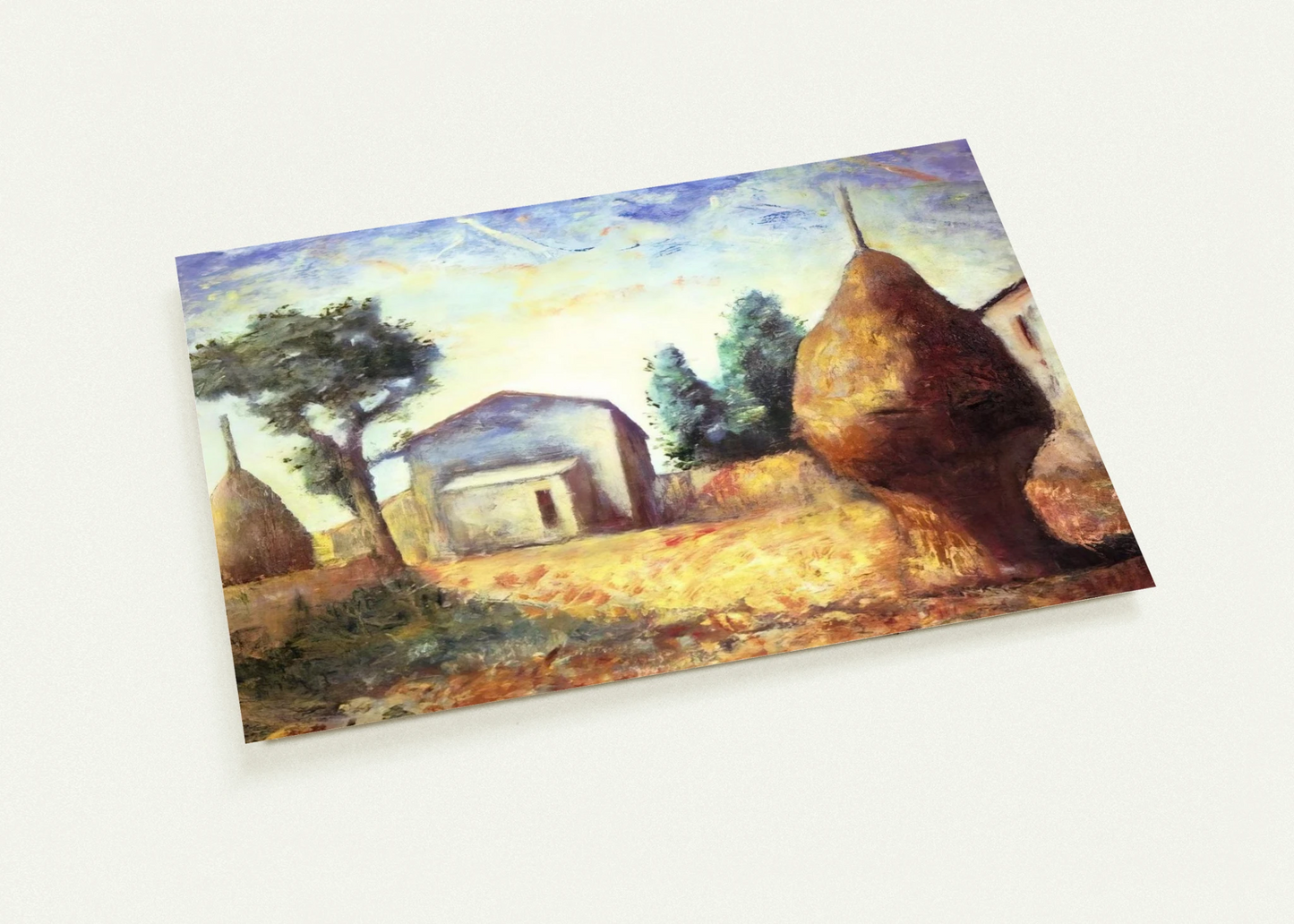 PAGLIAI 1929 By Carlo Carra Pack of 10 Post Cards | Carlo Carra Post Cards | A6 (10.5 x 14.8 cm) - 4.1 x 5.8 inches