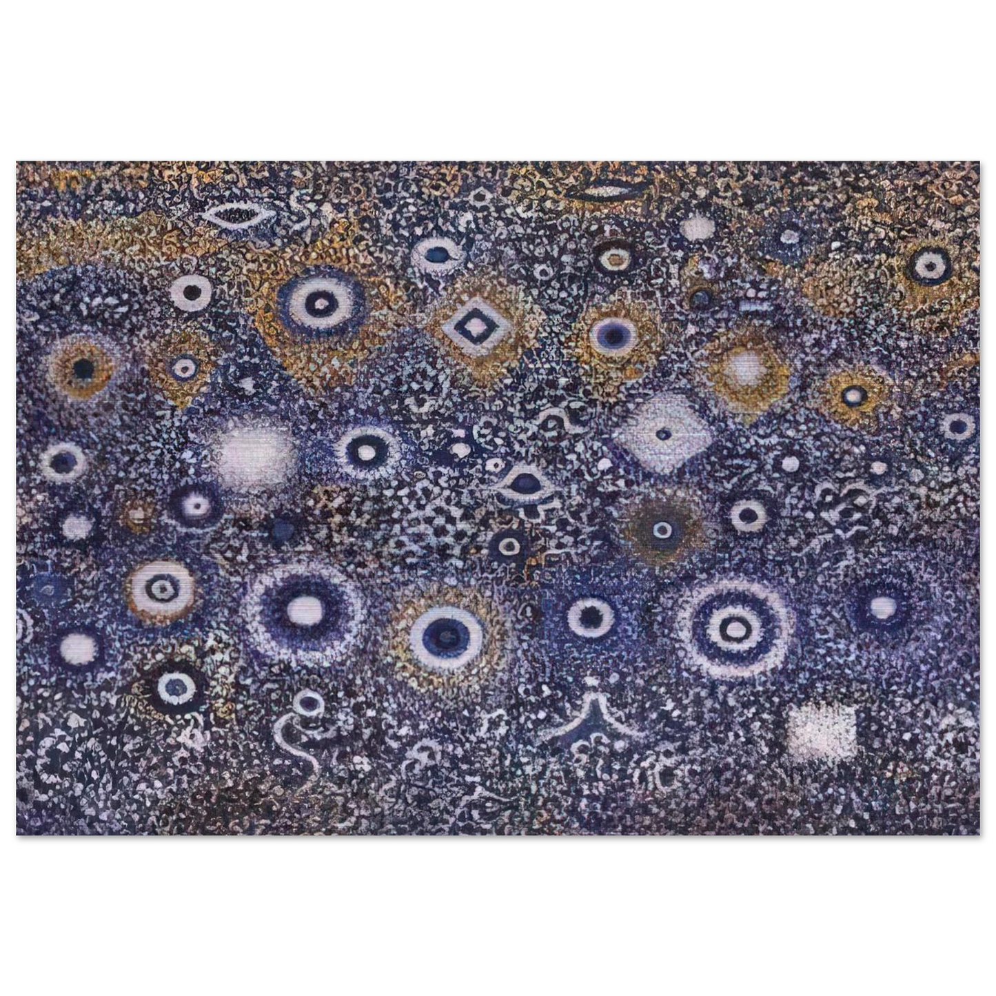 Night Landscape - Richard Pousette-Dart Brushed Aluminum Print - 70x100 cm / 28x40 inches | Richard Pousette-Dart Aluminum Print | Richard Pousette-Dart Prints