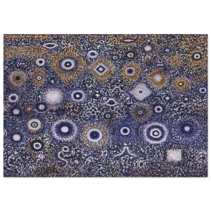 Night Landscape - Richard Pousette-Dart Brushed Aluminum Print - 70x100 cm / 28x40 inches | Richard Pousette-Dart Aluminum Print | Richard Pousette-Dart Prints