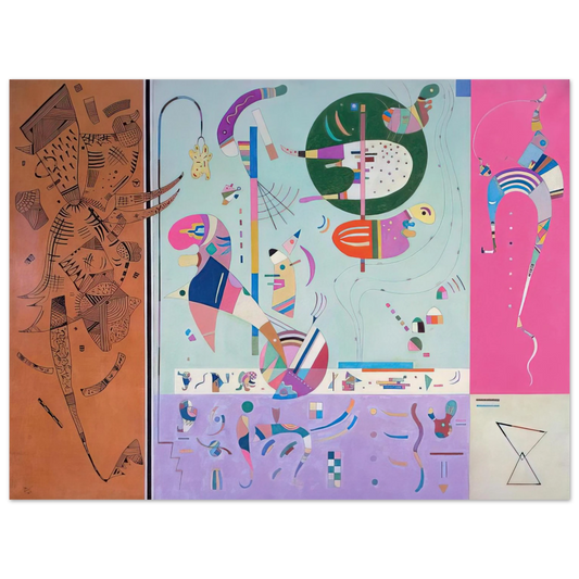 Wassily Kandinsky - VARIOUS PARTS 1940  75x100 cm / 30x40inches Fine Art Poster