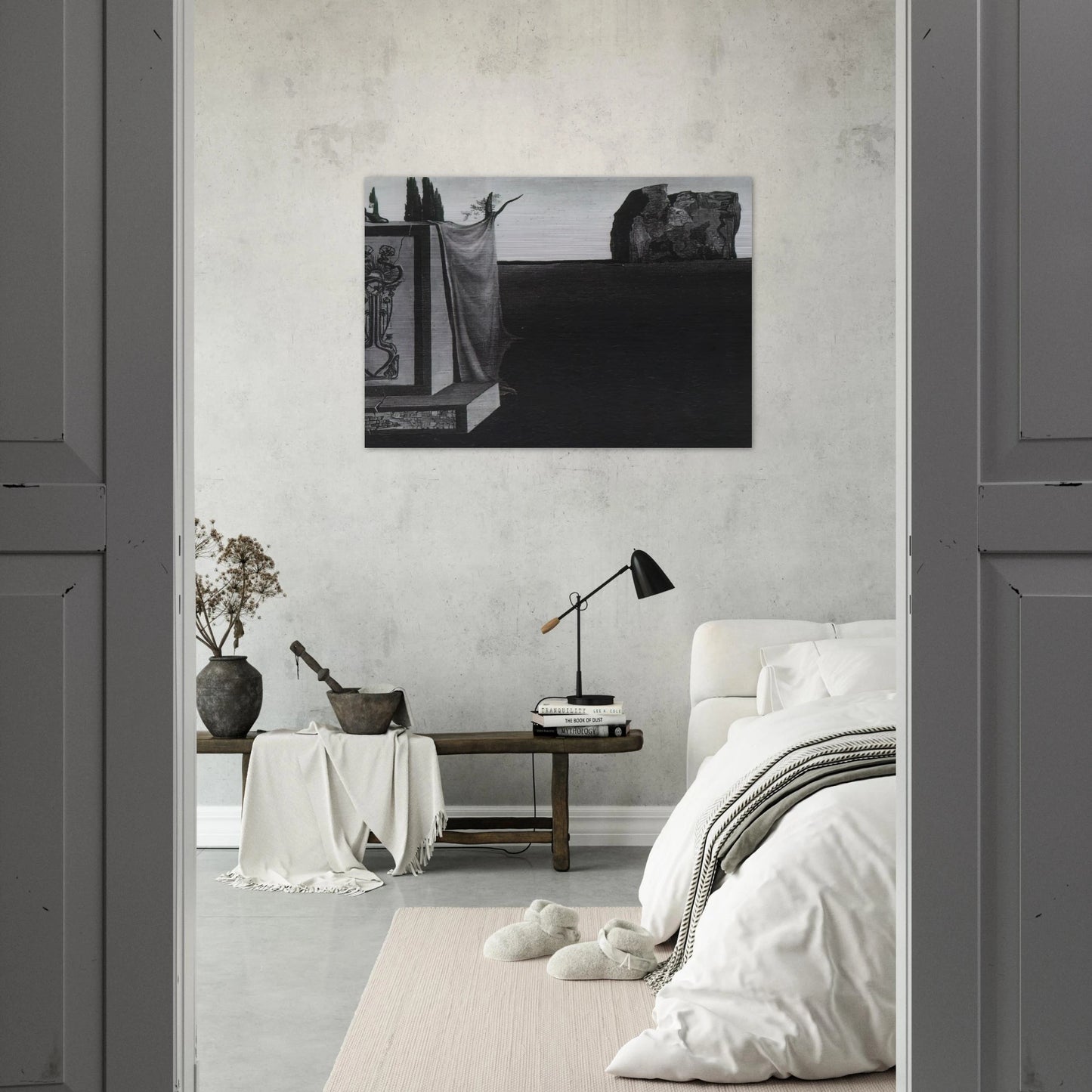 LANDSCAPE - Salvador Dali Brushed Aluminum Print - 70x100 cm / 28x40 inches | Salvador Dali Aluminum Print | Salvador Dali Prints