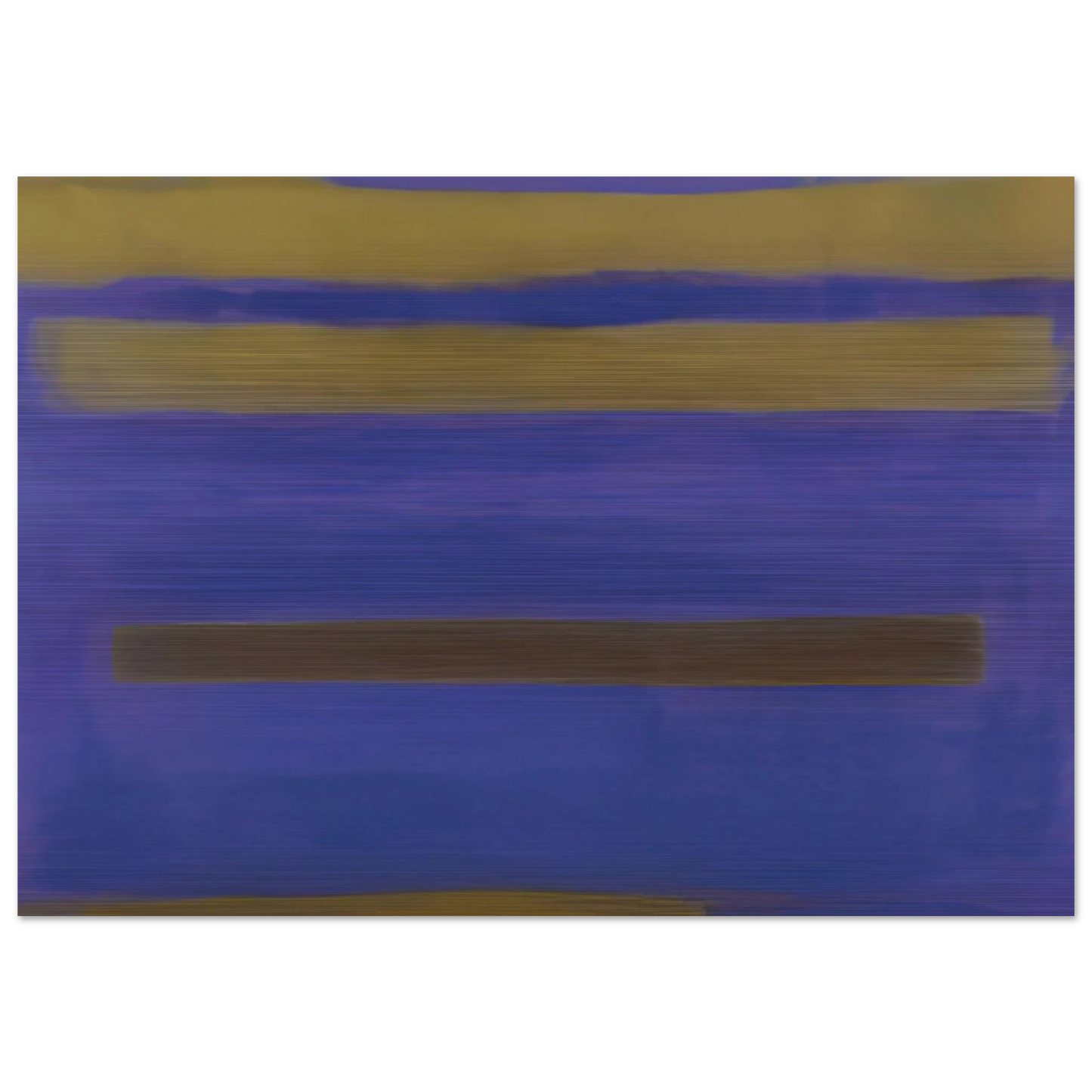 UNTITLED 1980 1 - Esteban Vicente Brushed Aluminum Print - 70x100 cm / 28x40 inches | Esteban Vicente Aluminum Print | Esteban Vicente Prints