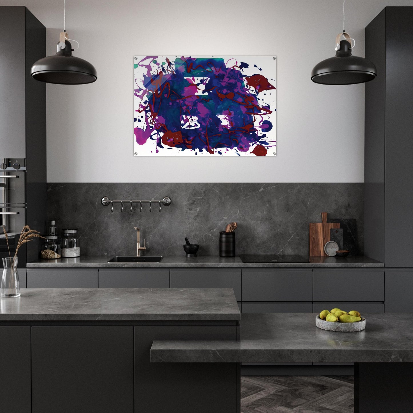 Untitled  SFP94-75  SFF 1749  - Sam Francis Acrylic Print - 70x100 cm / 28x40″ inches