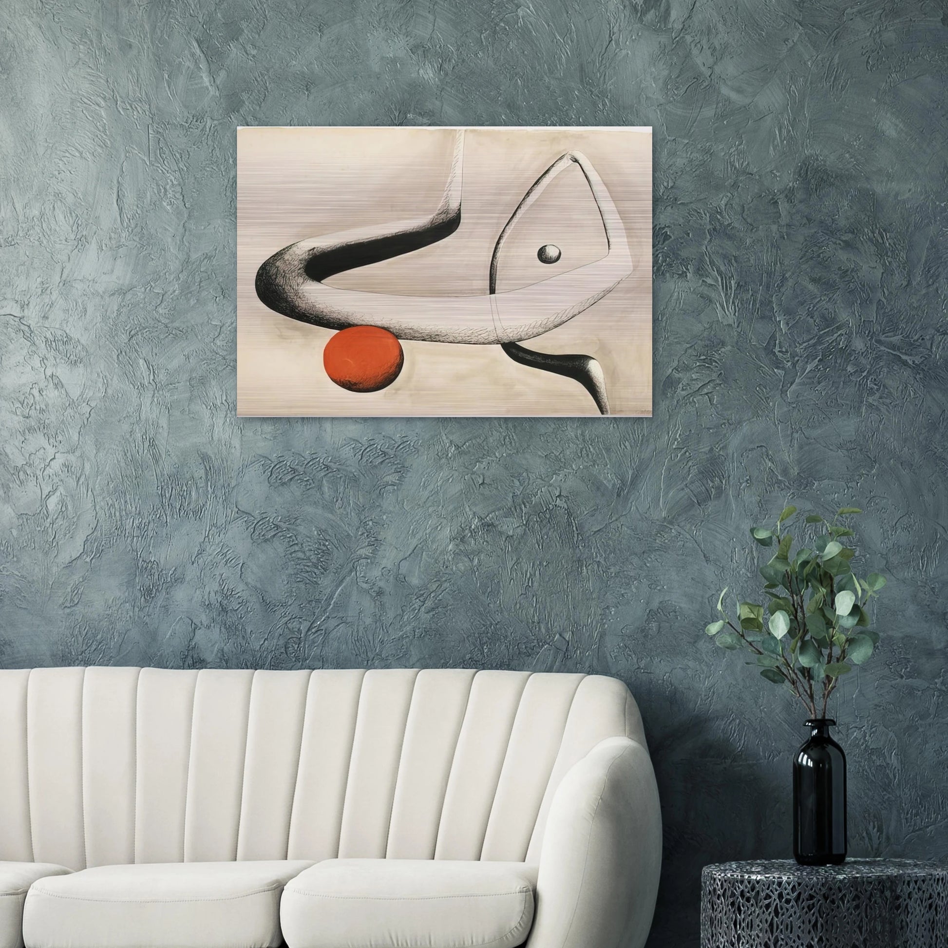 UNTITLED 1932 0 - Alexander Calder Brushed Aluminum Print - 70x100 cm / 28x40 inches | Alexander Calder Aluminum Print | Alexander Calder Prints