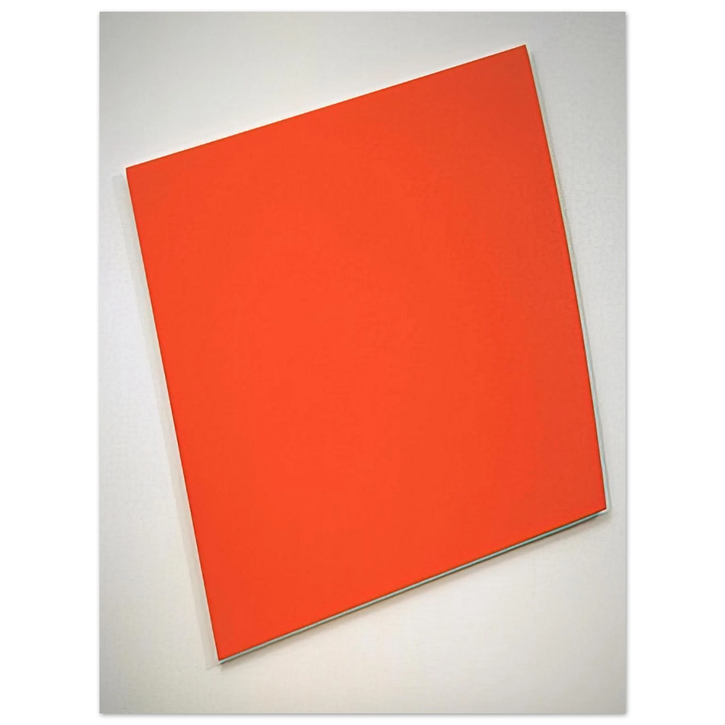 Ellsworth Kelly - Red-Orange Panel with Curve  75x100 cm / 30x40inches Fine Art Poster