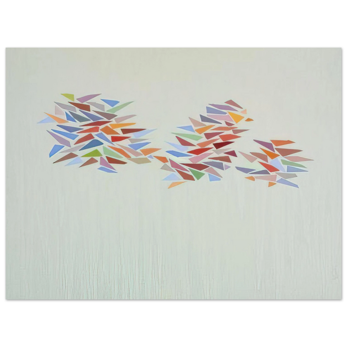 Robert Goodnough - Bright Colors on Pale Green - 1976  75x100 cm / 30x40inches Fine Art Poster