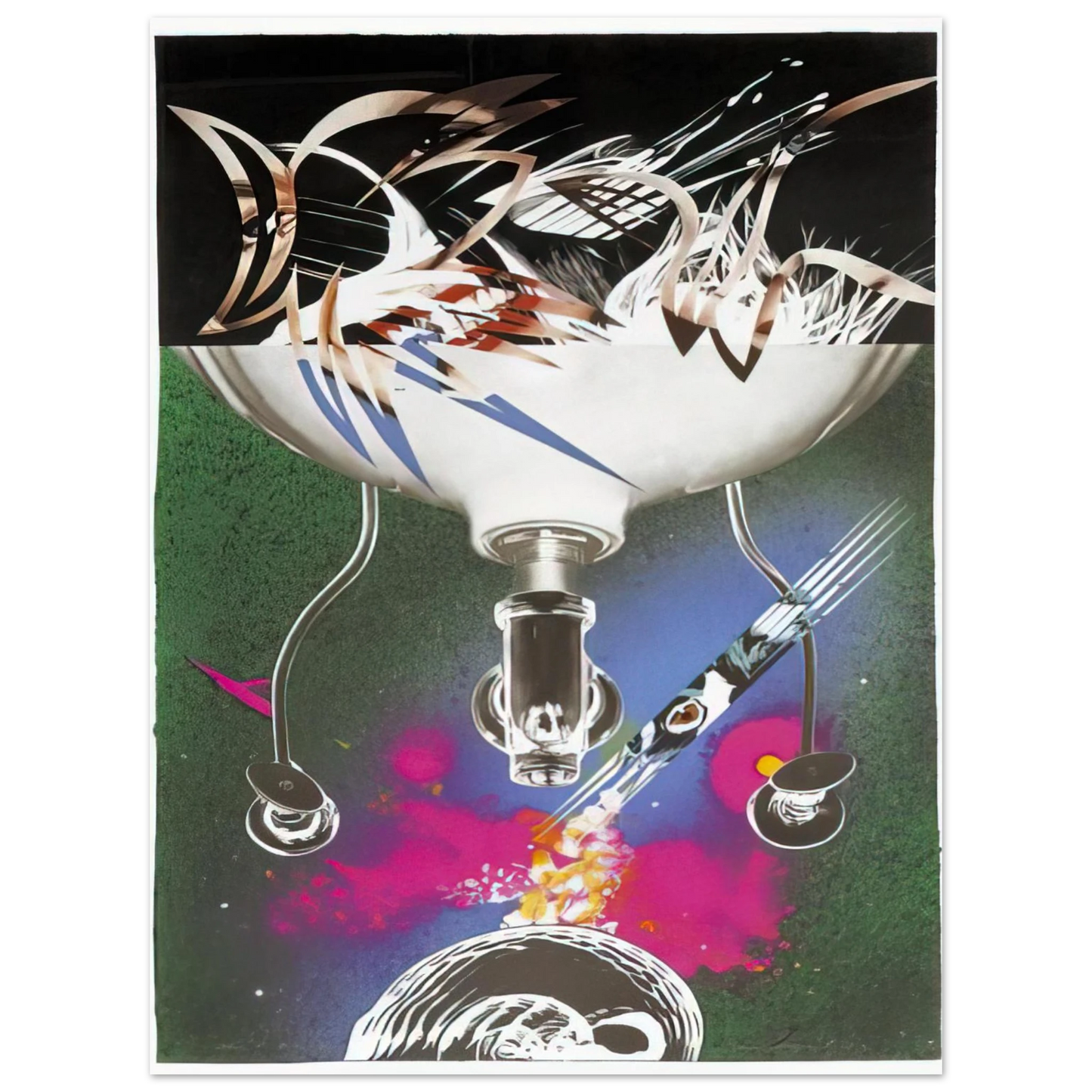 James Rosenquist - Where the Water Goes  75x100 cm / 30x40inches Fine Art Poster