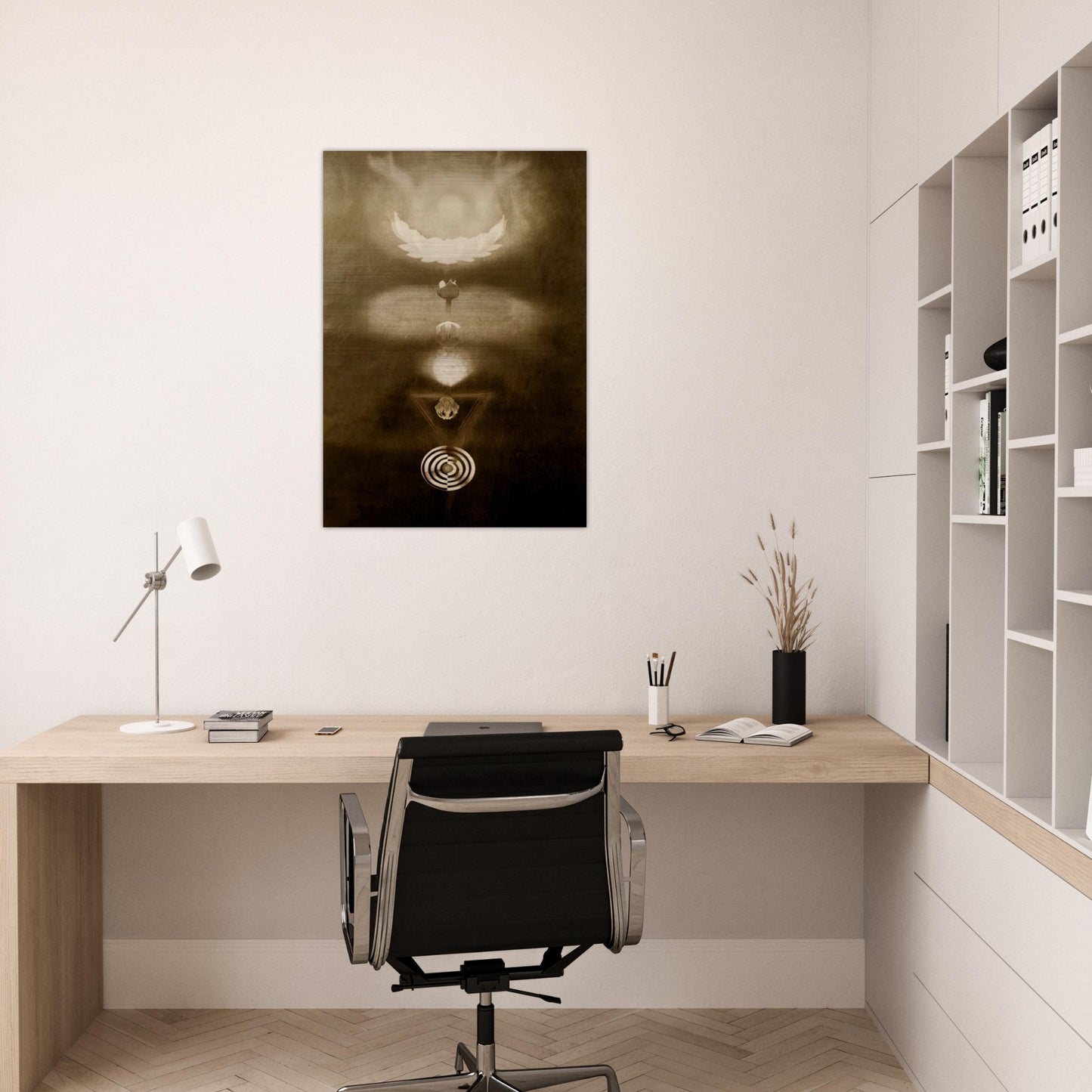 Kundalini - Expressionism - Morris Graves Brushed Aluminum Print - 70x100 cm / 28x40 inches | Morris Graves Aluminum Print | Morris Graves Prints