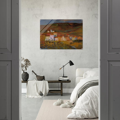 PORTDOGUE AND MOUNT PANI FROM AYUNTAMIENTO - Salvador Dali Acrylic Print - 70x100 cm / 28x40″ inches
