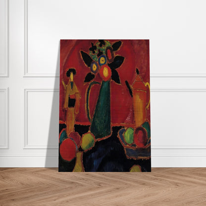 JAPANESE FLOWER 1913 - Alexej von Jawlensky Brushed Aluminum Print - 70x100 cm / 28x40 inches | Alexej von Jawlensky Aluminum Print | Alexej von Jawlensky Prints