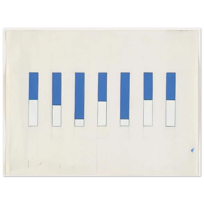 Ellsworth Kelly - Awnings, Avenue Matignon  75x100 cm / 30x40inches Fine Art Poster