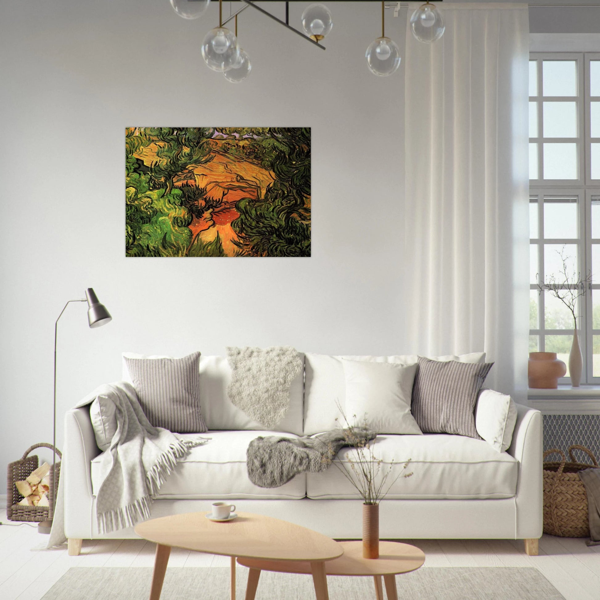 Entrance to a Quarry - Vincent van Gogh Brushed Aluminum Print - 70x100 cm / 28x40 inches | Vincent van Gogh Aluminum Print | Vincent van Gogh Prints
