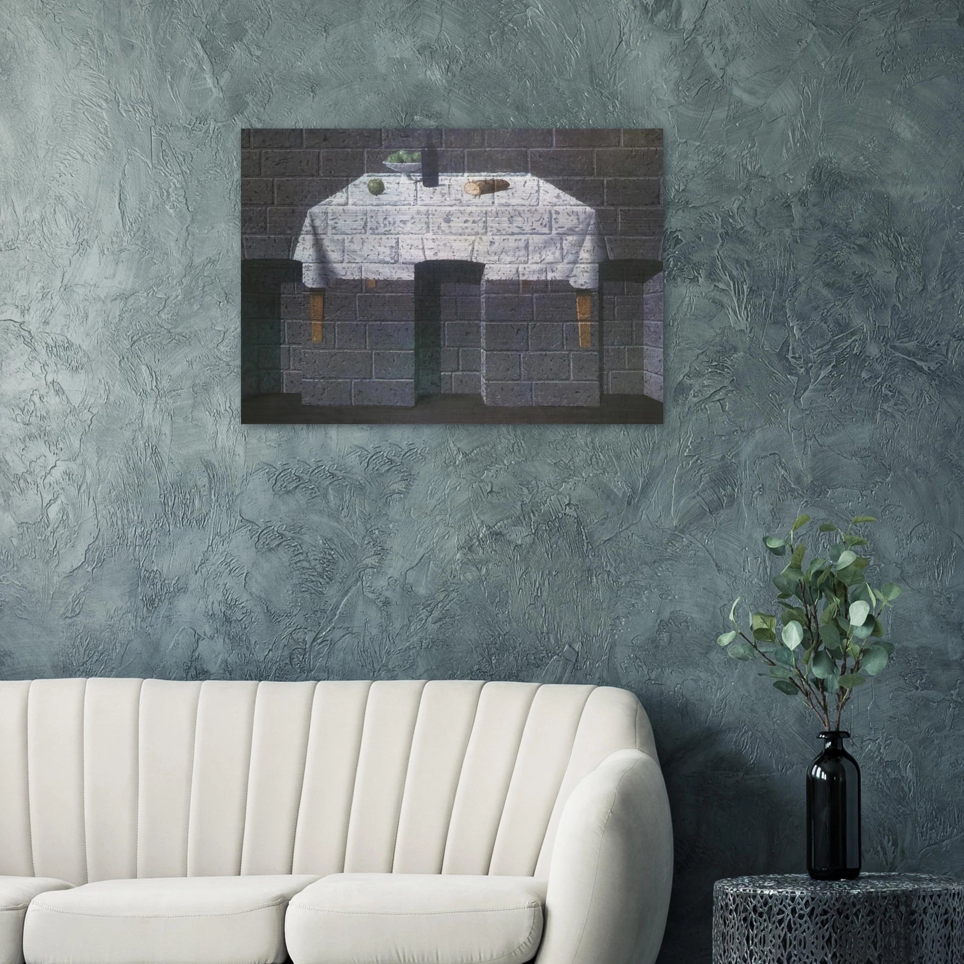THE ENDEARING TRUTH 1966 - Rene Magritte Brushed Aluminum Print - 70x100 cm / 28x40 inches | Rene Magritte Aluminum Print | Rene Magritte Prints