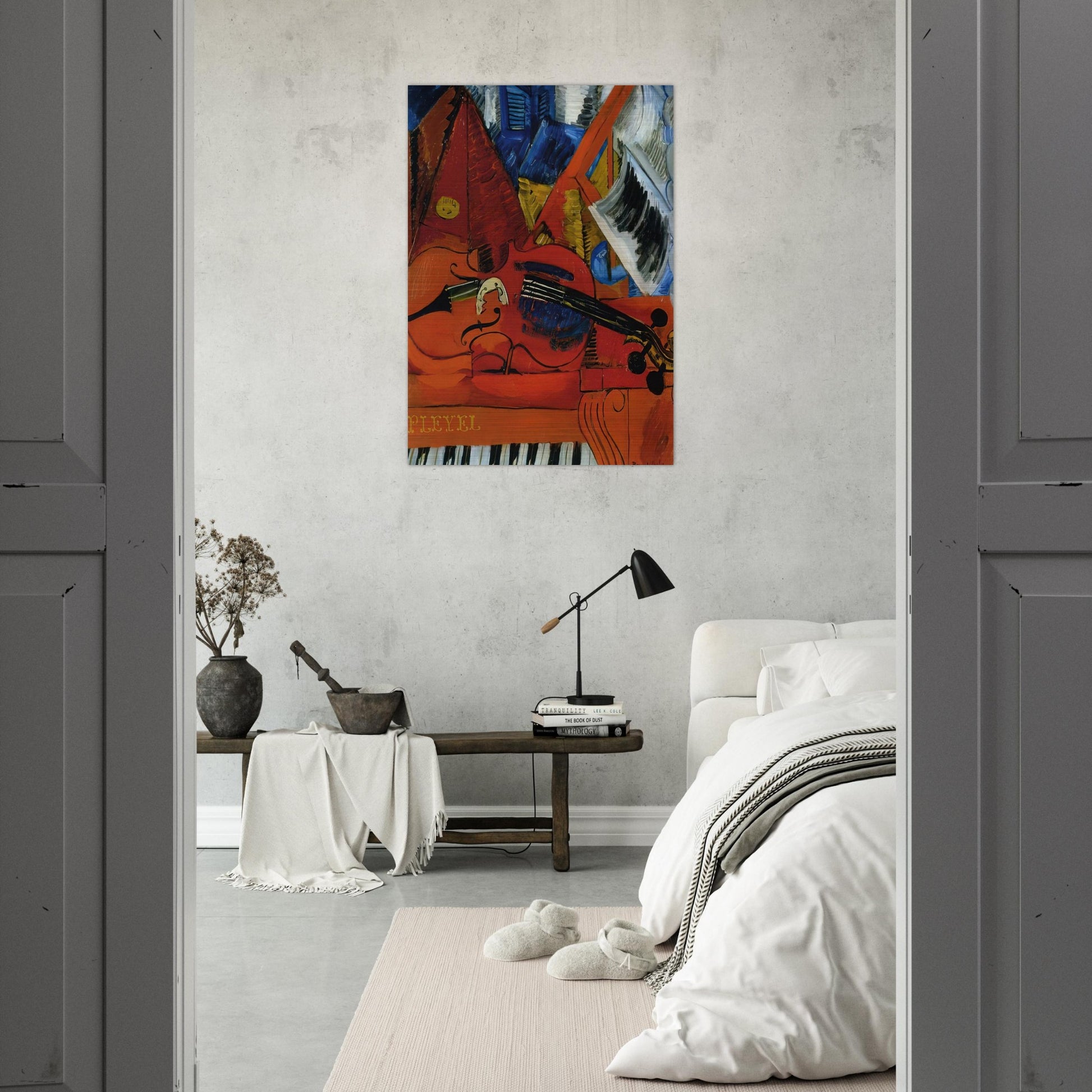 THE VIOLIN 1916 - Raoul Dufy Brushed Aluminum Print - 70x100 cm / 28x40 inches | Raoul Dufy Aluminum Print | Raoul Dufy Prints