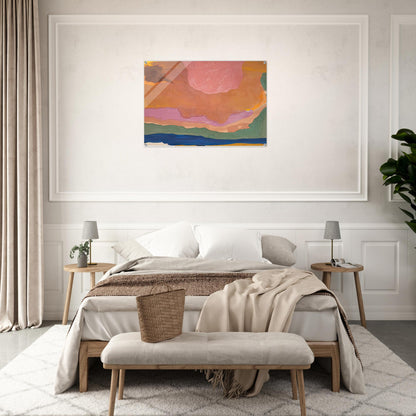 Flood, 1967- - Helen Frankenthaler Acrylic Print - 70x100 cm / 28x40″ inches