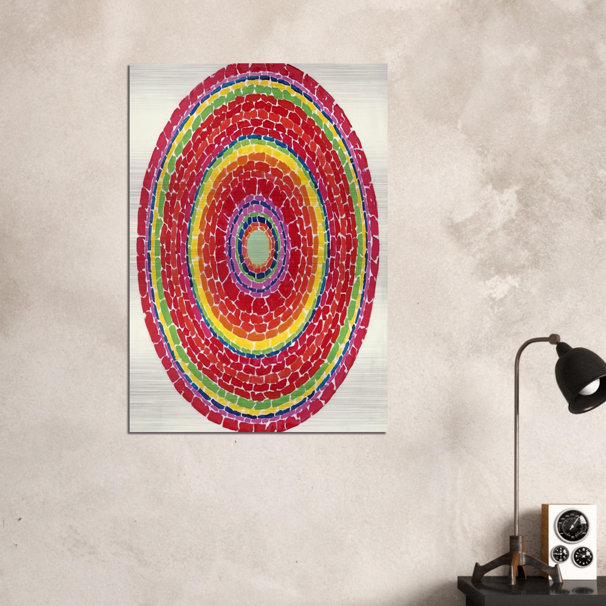 SPRINGTIME IN WASHINGTON 1971 - Alma Woodsey Thomas Brushed Aluminum Print - 70x100 cm / 28x40 inches | Alma Woodsey Thomas Aluminum Print | Alma Woodsey Thomas Prints
