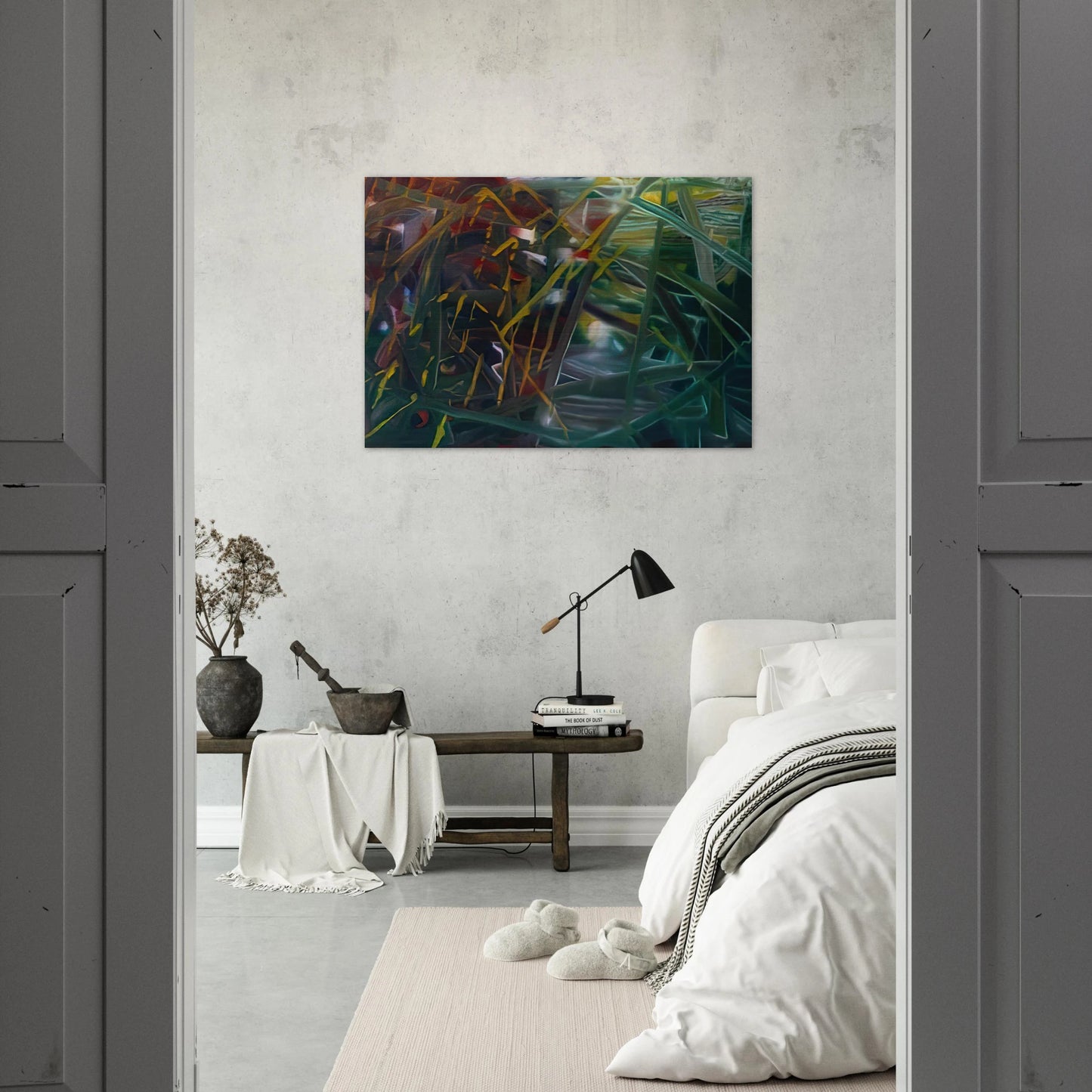 ABSTRACT PAINTING NO 439 - Gerhard Richter Brushed Aluminum Print - 70x100 cm / 28x40 inches | Gerhard Richter Aluminum Print | Gerhard Richter Prints