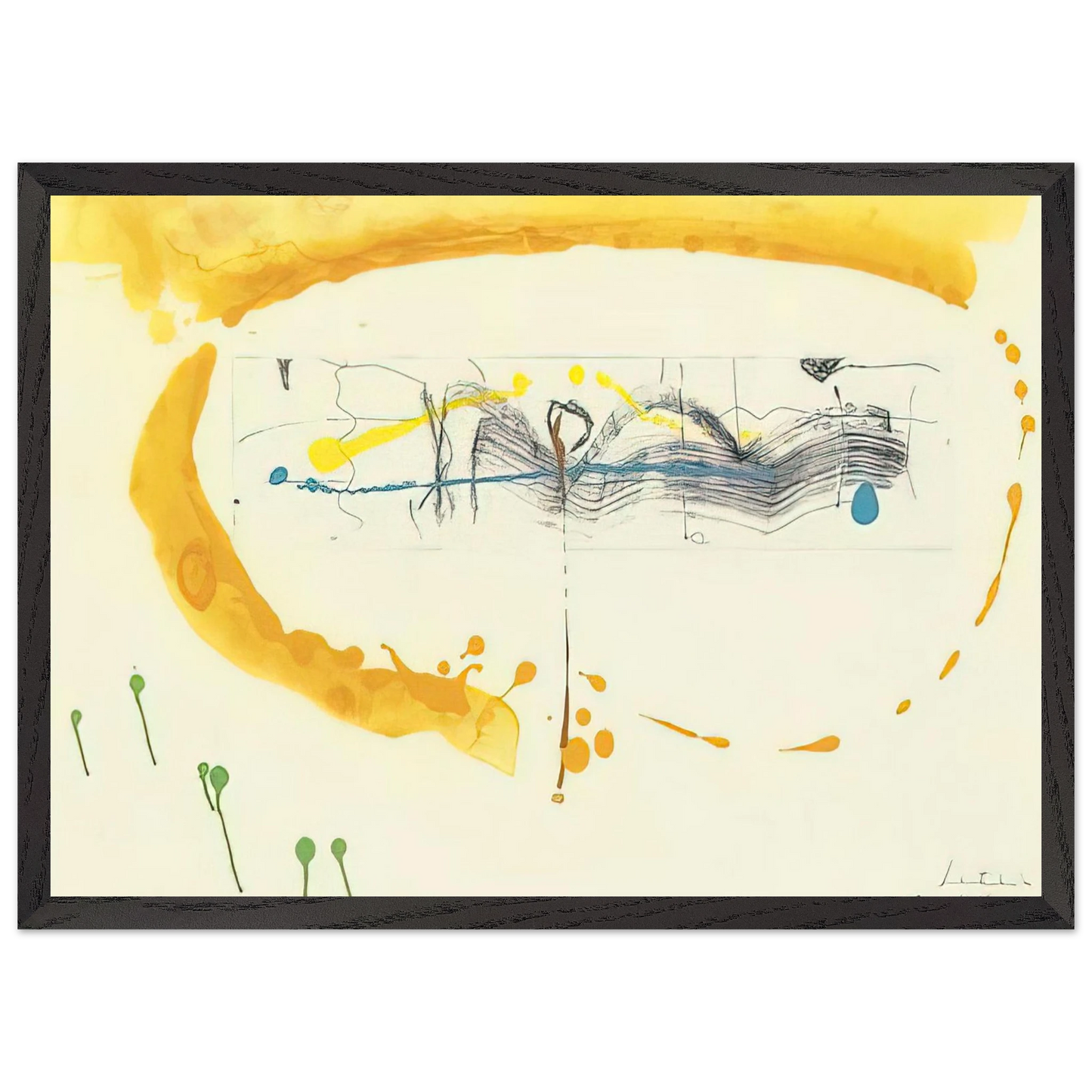 Helen Frankenthaler - Making Music - 2000 Wall art - 45x60 cm / 18x24 inches - Fine Art Poster-canvas - -
