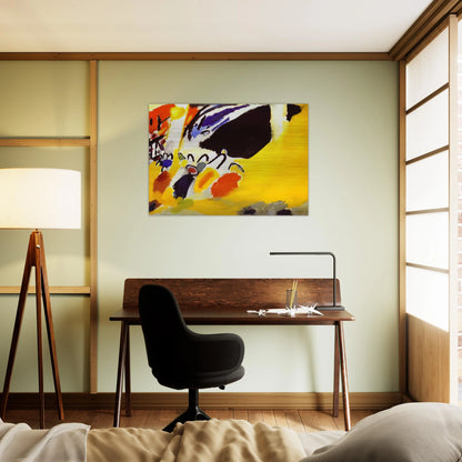 IMPRESSION III CONCERT 1911 - Wassily Kandinsky Brushed Aluminum Print - 70x100 cm / 28x40 inches | Wassily Kandinsky Aluminum Print | Wassily Kandinsky Prints