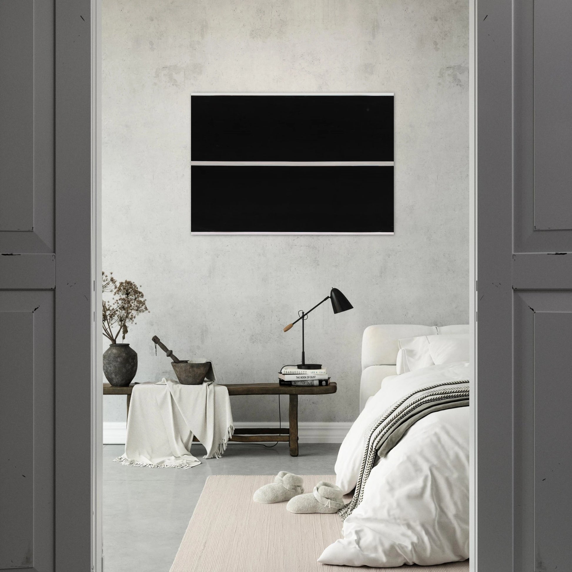 Horizontal Band - Ellsworth Kelly Brushed Aluminum Print - 70x100 cm / 28x40 inches | Ellsworth Kelly Aluminum Print | Ellsworth Kelly Prints