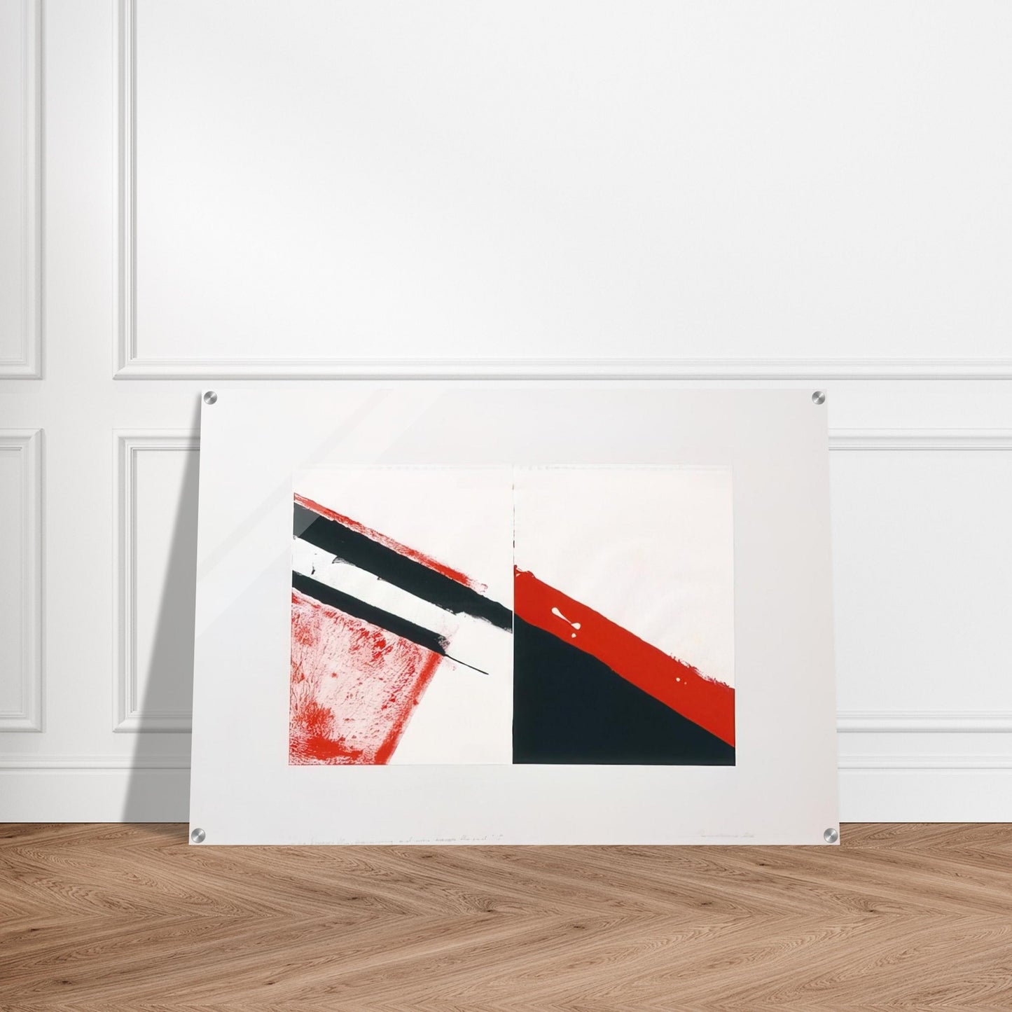 WHO KNOWS THE BEGINNING AND WHO KNOWS THE END I 1976 - BLINKY PALERMO Acrylic Print - 70x100 cm / 28x40″ inches