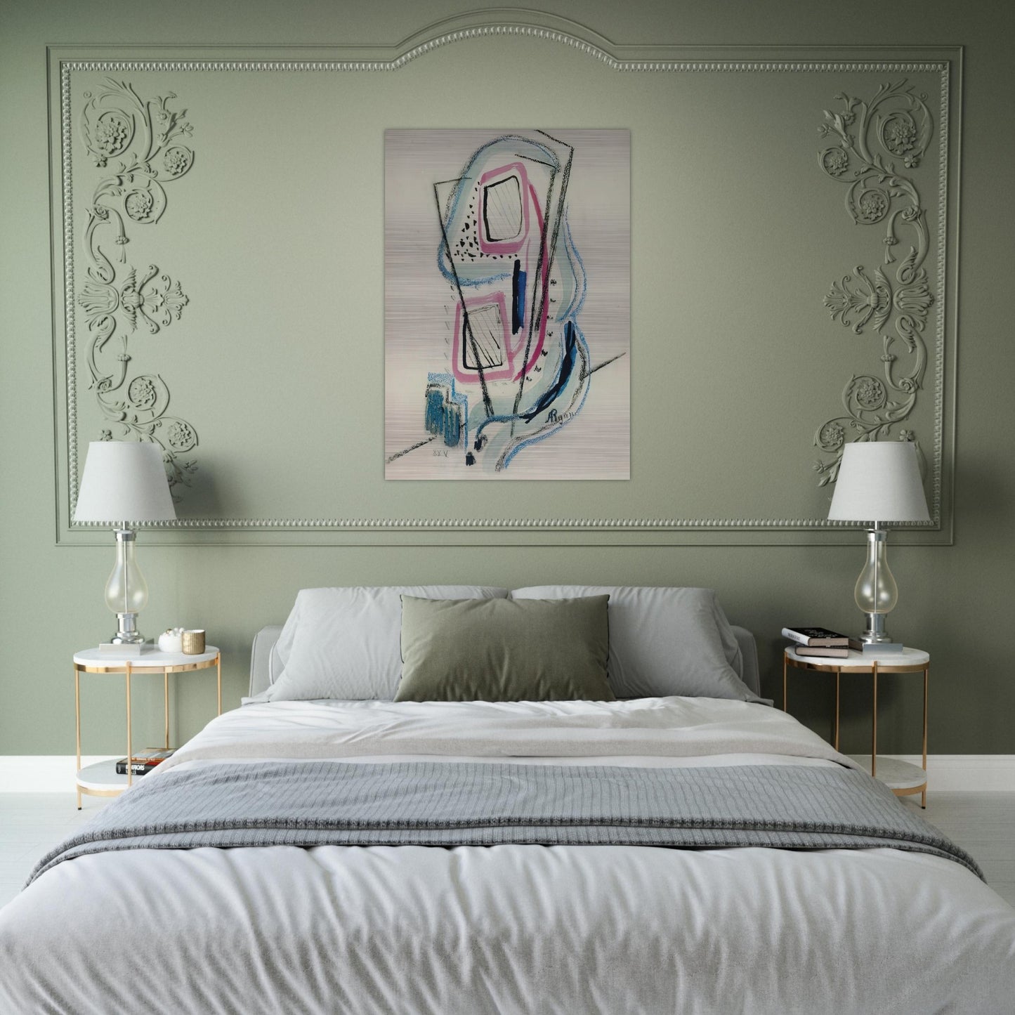 XXV - 1940 - Anne Ryan Brushed Aluminum Print - 70x100 cm / 28x40 inches | Anne Ryan Aluminum Print | Anne Ryan Prints