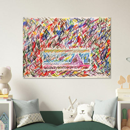Coffee Thyme - Sam Gilliam Acrylic Print - 70x100 cm / 28x40″ inches